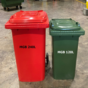 MGB 2-Wheel Bin 240L