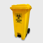 Biohazard Bin w Step Pedal 120L