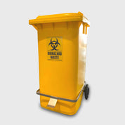 Biohazard Bin w Step Pedal 240L