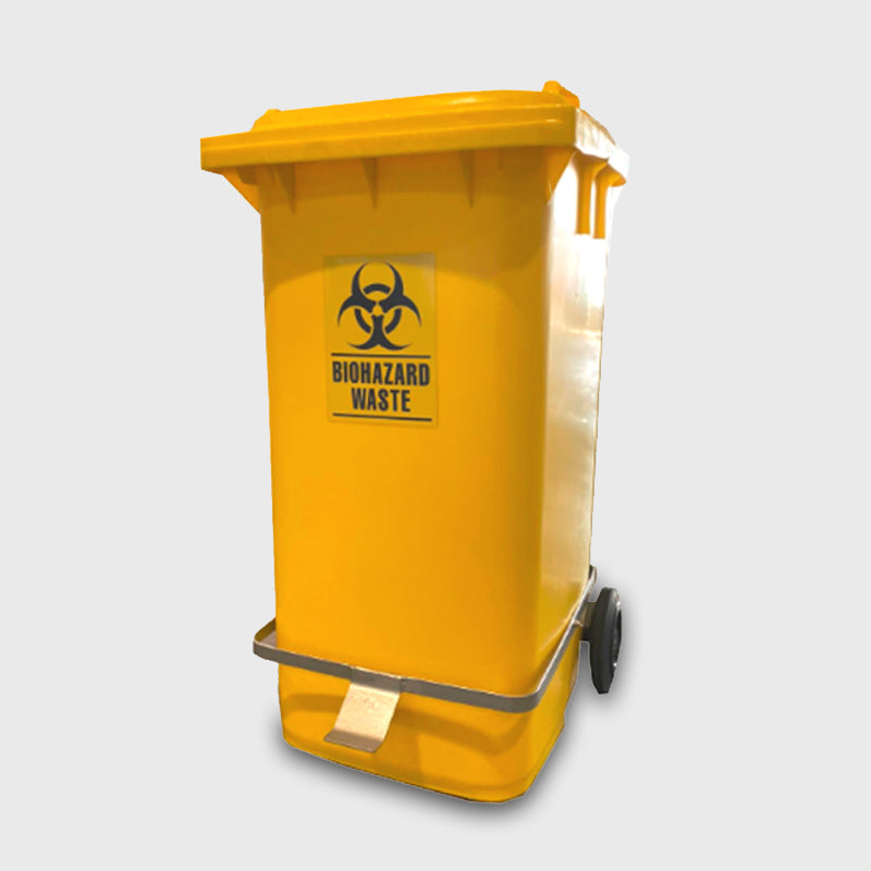 Biohazard Bin w Step Pedal 240L