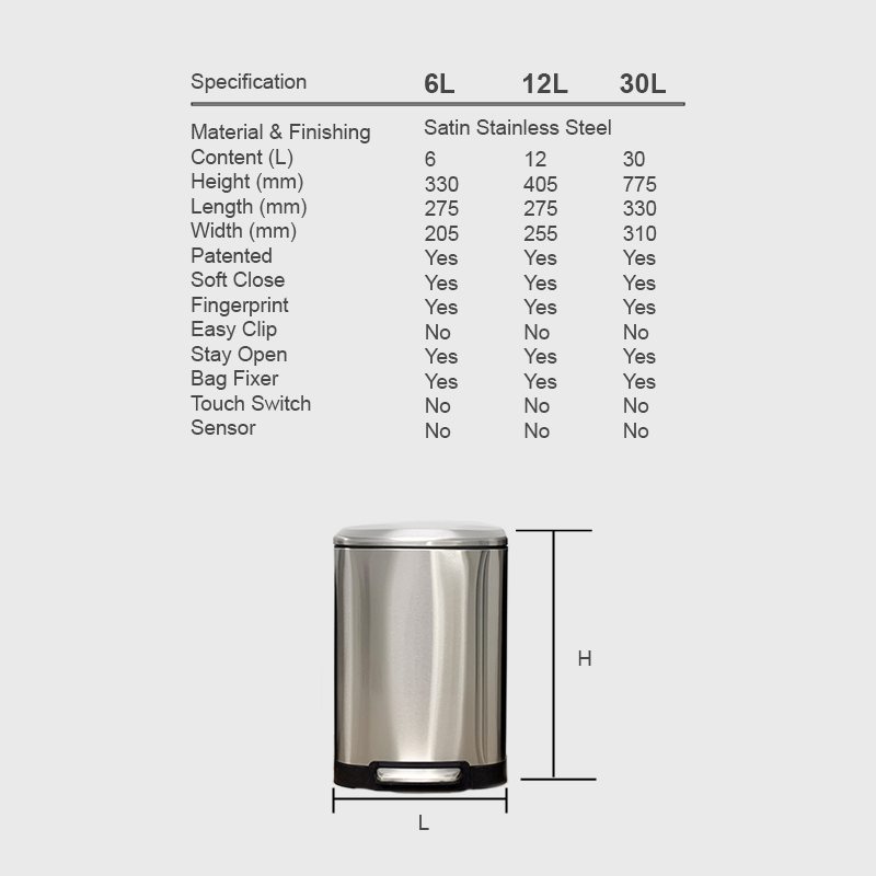 MRect Pedal Bin