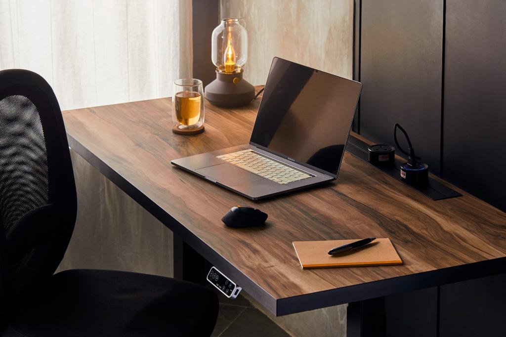 Standing Desk with Power Track