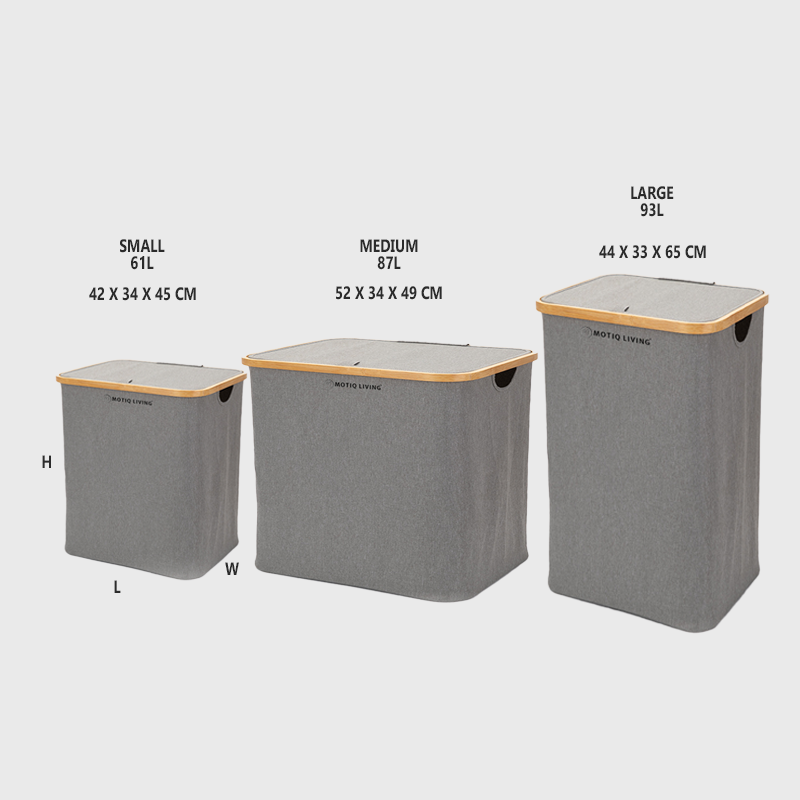 Laundry basket outlet height